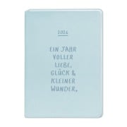 Cover-Bild zum Titel 'Terminplaner Lederlook 2026 Hellblau' von ''