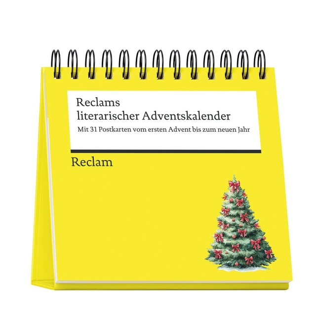 Reclams literarischer Adventskalender. Mit 31 Postkarten vom ersten Advent bis zum neuen Jahr - 