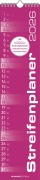 Cover-Bild zum Titel 'Streifenplaner PINK 2026 - Streifenkalender - Wandplaner - Küchen-Kalender - 11,3x49,5' von ''