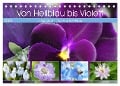 Von Hellblau bis Violett Blütenpracht (Tischkalender 2025 DIN A5 quer), CALVENDO Monatskalender - Gisela Kruse