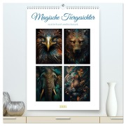 Cover-Bild zum Titel 'Magische Tiergesichter (hochwertiger Premium Wandkalender 2026 DIN A2 hoch), Kunstdruck in Hochglanz' von 'Steffen Gierok-Latniak'