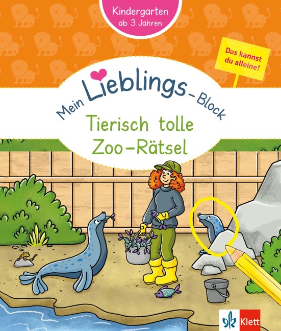 Klett Mein Lieblings-Block: Tierisch tolle Zoo-Rätsel - 