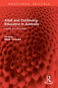 Cover-Bild zum Titel 'Adult and Continuing Education in Australia' von ''