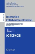 Cover-Bild zum Titel 'Interactive Collaborative Robotics' von ''