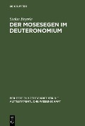 Cover-Bild zum Titel 'Der Mosesegen im Deuteronomium' von 'Stefan Beyerle'