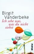 Cover-Bild zum Titel 'Ich sehe was, was du nicht siehst' von 'Birgit Vanderbeke'