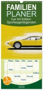 Cover-Bild zum Titel 'Familienplaner 2026 - Car Art Edition Sportwagenlegenden mit 5 Spalten (Wandkalender, 21 x 45 cm) CALVENDO' von 'Mquadrat media GbR'