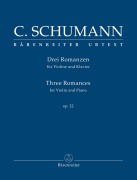 Cover-Bild zum Titel 'Drei Romanzen für Violine und Klavier op. 22' von 'Clara Schumann'