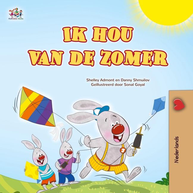I Love Summer (Dutch Children's Book) - Shelley Admont, Danny Shmuilov, Kidkiddos Books