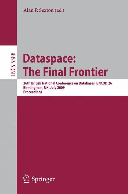 Dataspace: The Final Frontier - 