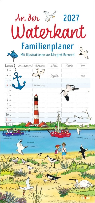 An der Waterkant Familienplaner 2027 - Margret Bernard - 