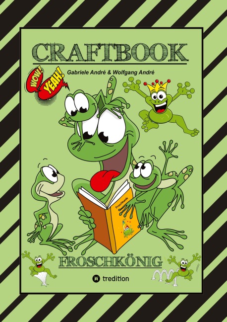 CRAFTBOOK - 120 BLATT MIT LUSTIGEN MOTIVEN - WISSENSWERTES - FROG JUMPING GAME - KNIFFLIGE RÄTSEL UND AUFGABEN - STORYTELLING - ZEICHNEN - Gabriele André, Wolfgang André CRAFTBOOK - 120 BLATT MIT LUSTIGEN MOTIVEN - WISSENSWERTES - FROG JUMPING GAME - KNIFFLIGE RÄTSEL UND AUFGABEN - STORYTELLING - ZEICHNEN - Gabriele André, Wolfgang André
