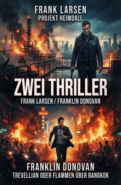 Zwei Thriller: Projekt Heimdall / Trevellian oder Flammen über Bangkok - Frank Larsen, Franklin Donovan