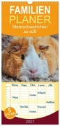 Cover-Bild zum Titel 'Familienplaner 2027 - Meerschweinchen - so süß mit 5 Spalten (Wandkalender, 21 x 45 cm) CALVENDO' von 'Peter Roder'