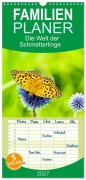 Cover-Bild zum Titel 'Familienplaner 2027 - Die Welt der Schmetterlinge mit 5 Spalten (Wandkalender, 21 x 45 cm) CALVENDO' von 'Marcus Reckziegel'