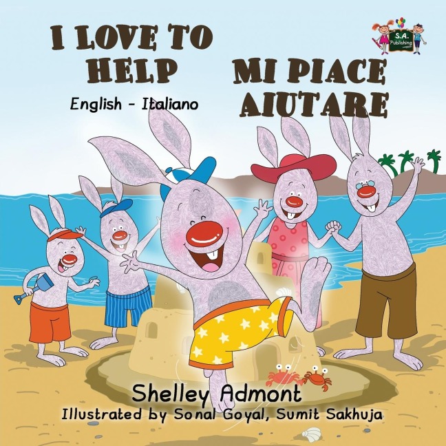 I Love to Help Mi piace aiutare - Shelley Admont, Kidkiddos Books