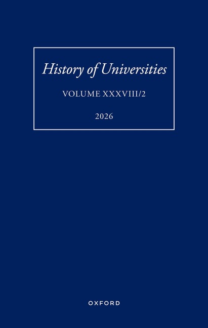 History of Universities: Volume XXXVIII/2 - 