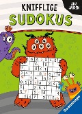 Cover-Bild zum Titel 'Ravensburger Knifflige Sudokus - Rätselblock ab 8 Jahre' von 'Presse Service Stefan Heine'