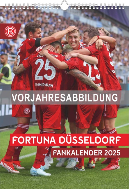 Fortuna Düsseldorf 2026 A3-Kalender - Fan-Kalender Fußball-Kalender - 29,7x42 - Sport - 