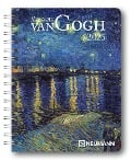 Vincent van Gogh 2025 - Diary - Buchkalender - Taschenkalender - 16,5x21,6 - 