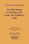 Cover-Bild zum Titel 'Die Aufrechnung im internationalen Privat- und Verfahrensrecht' von 'Matthias N. Kannengießer'