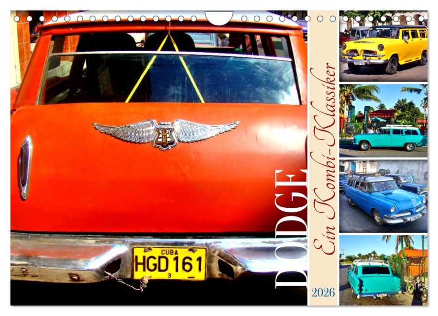 DODGE - Ein Kombi-Klassiker (Wandkalender 2026 DIN A4 quer), CALVENDO Monatskalender - Henning von Löwis of Menar