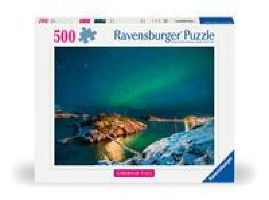 Erwachsenenpuzzle 500 Teile - Nordlichter in Tromsø, Norwegen - 