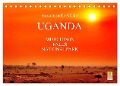 UGANDA - Murchison Falls Nationalpark (Tischkalender 2025 DIN A5 quer), CALVENDO Monatskalender - Wibke Woyke