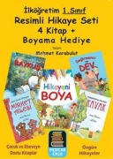 Cover-Bild zum Titel '1.Sinif Resimli Hikaye Seti 4 Kitap Boyama Kitabi Hediye' von 'Mehmet Karabulut'