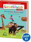 Cover-Bild zum Titel 'Leselöwen 1. Klasse - Jim ist mies drauf - Jim brütet etwas aus!' von 'Suzanne Lang'