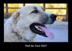 Cover-Bild zum Titel 'Welt der Tiere 2027 Fotokalender DIN A3' von 'Tobias Becker'