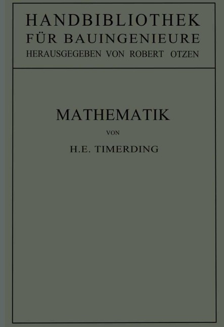 Mathematik - H. E. Timerding