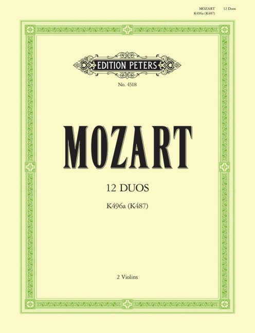 12 Duos KV 487 (496a) - Wolfgang Amadeus Mozart, Irmgard Engels