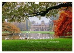 Cover-Bild zum Titel 'Schloss Favorite - Ein Park im Wandel der Jahreszeiten (Wandkalender 2026 DIN A4 quer), CALVENDO Monatskalender' von 'Jörg Bechtold'