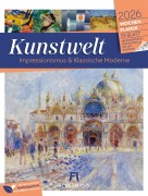 Cover-Bild zum Titel 'Kunstwelt Wochenplaner Kalender 2026 | Impressionismus und Klassische Moderne' von ''