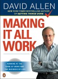 Cover-Bild zum Titel 'Making It All Work' von 'David Allen'