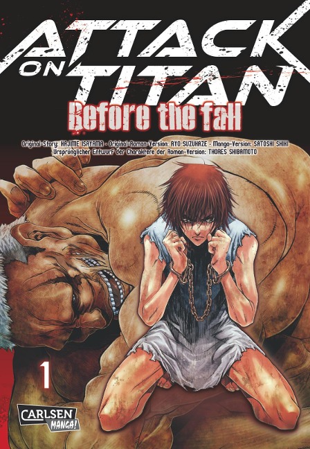 Attack on Titan - Before the Fall 1 - Hajime Isayama, Ryo Suzukaze