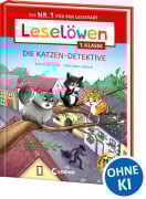 Cover-Bild zum Titel 'Leselöwen 1. Klasse - Die Katzen-Detektive (Großbuchstabenausgabe)' von 'Katja Richert'