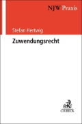 Cover-Bild zum Titel 'Zuwendungsrecht' von 'Stefan Hertwig'