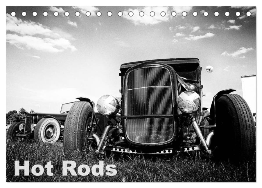 Hot Rods (Tischkalender 2026 DIN A5 quer), CALVENDO Monatskalender - Strawfishstudio Berlin