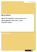 Cover-Bild zum Titel 'Basel III. Stabilität systemrelevanter Bankinstitute nach den neuen Regulierungen' von 'Martin Böhme'