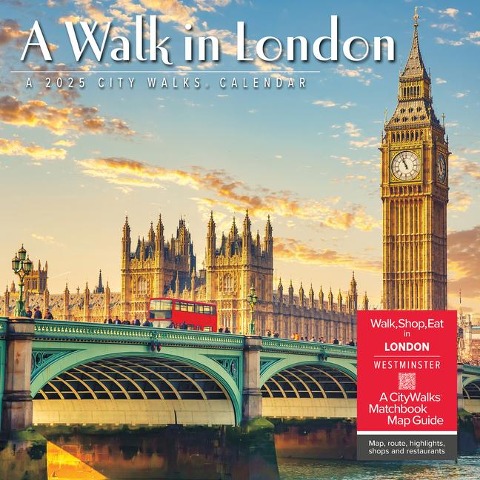 A Walk in London 2025 12 X 12 Wall Calendar - Willow Creek Press