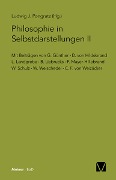 Cover-Bild zum Titel 'Philosophie in Selbstdarstellungen II' von ''