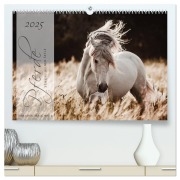 Pferde - Spiegel deiner Seele (hochwertiger Premium Wandkalender 2025 DIN A2 quer), Kunstdruck in Hochglanz - Sabrina Mischnik