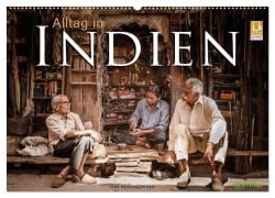 Cover-Bild zum Titel 'Alltag in Indien (Wandkalender 2026 DIN A2 quer), CALVENDO Monatskalender' von 'Jens Benninghofen'