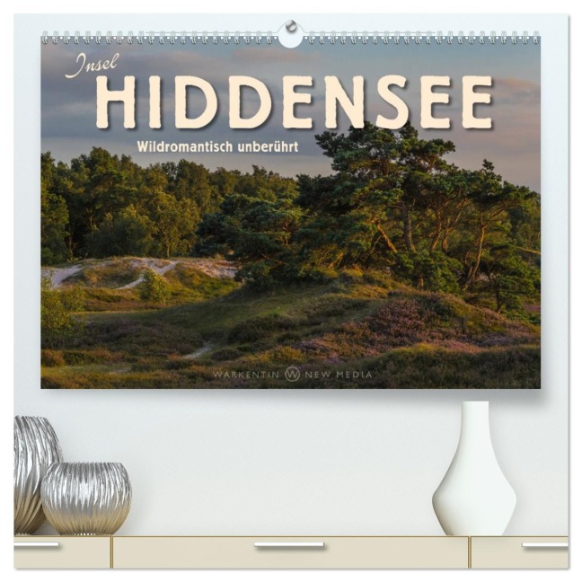 Insel Hiddensee - Wildromantisch unberührt (hochwertiger Premium Wandkalender 2026 DIN A2 quer), Kunstdruck in Hochglanz - Karl H. Warkentin