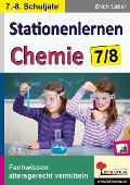 Cover-Bild zum Titel 'Stationenlernen Chemie / Klasse 7-8' von 'Erich Laber'