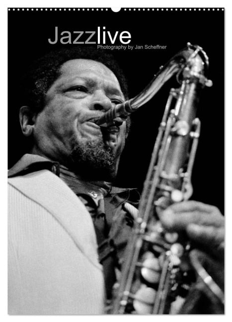 Jazz live (Wandkalender 2026 DIN A2 hoch), CALVENDO Monatskalender - Jan Scheffner