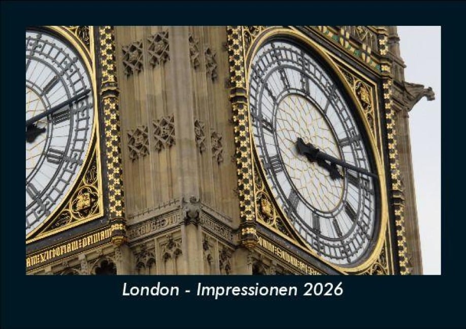 London - Impressionen 2026 Fotokalender DIN A5 - Tobias Becker