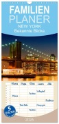 Cover-Bild zum Titel 'Familienplaner 2026 - NEW YORK Bekannte Blicke mit 5 Spalten (Wandkalender, 21 x 45 cm) CALVENDO' von 'Melanie Viola'